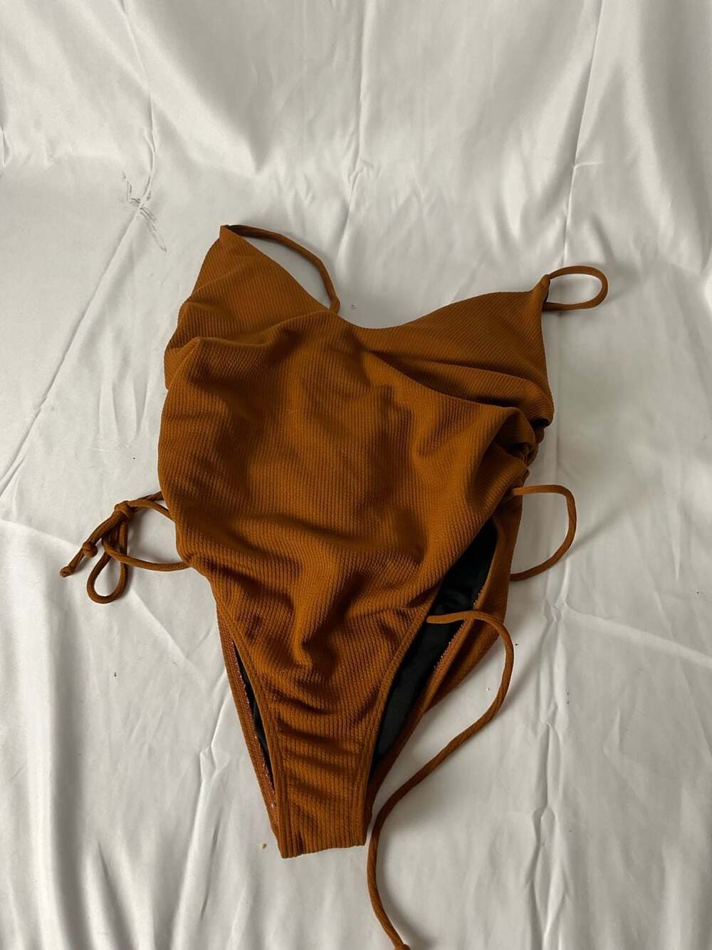ZAFUL One-Piece Swimsuit Size XL Brown